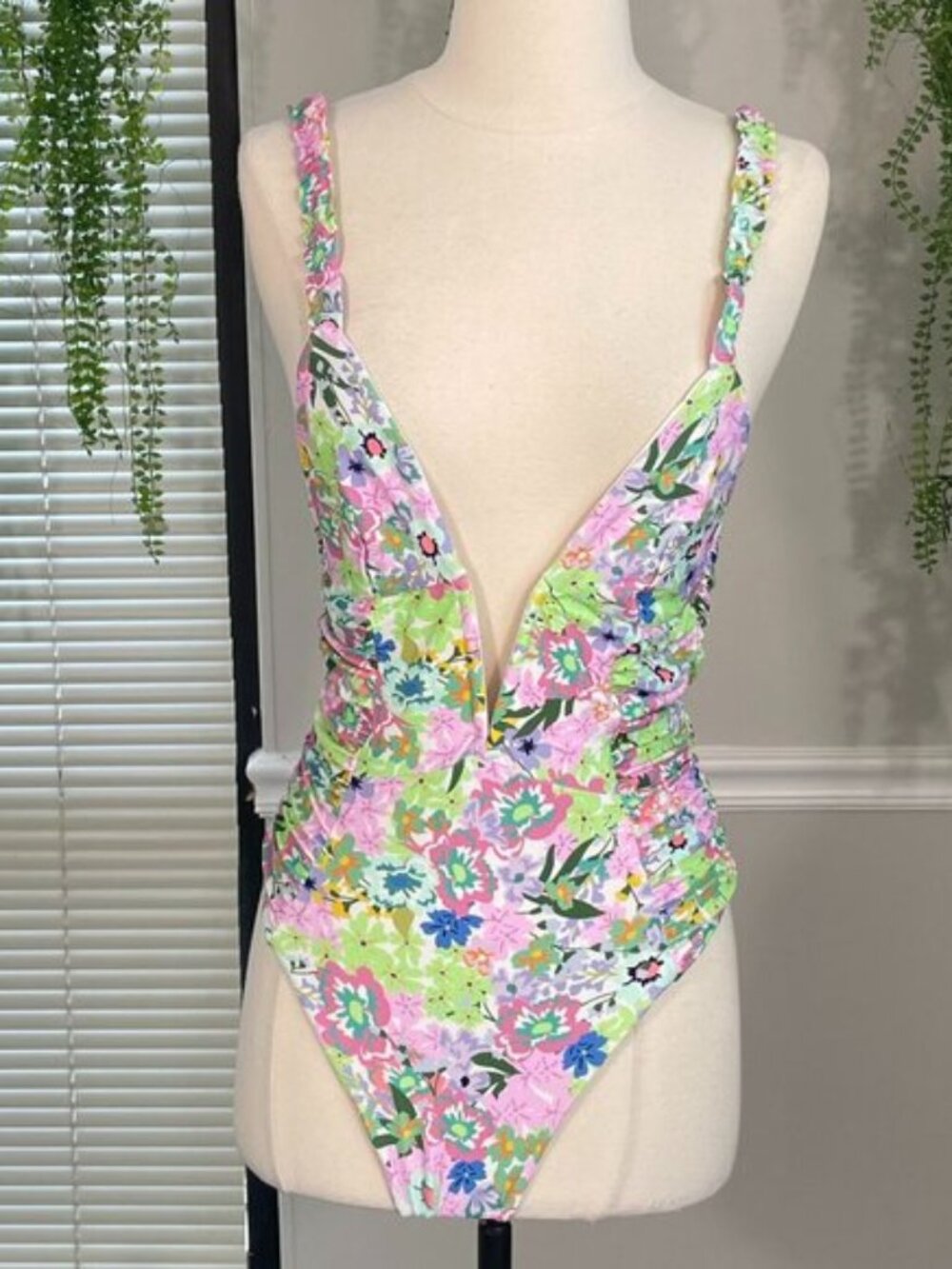 For Love & Lemons | Eden One Piece in Lime